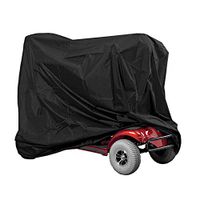 Mobility Scooter Cover, Clamp Design Ensure Tight Protection Cover for Mobility Scooter Waterproof Protect from Dust Snow Sunlight Rain 74.8 x 27.9 x 46inch