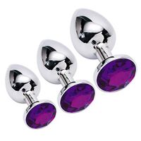 Stainless Steel Jewel Heart Shaped a?us Plúg B'ut.t Pùg Sxx Toys for Women Men