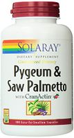Solaray Pygeum and Saw Palmetto with Cranactin Supplement, 180 Count
