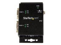 StarTech.com 2 Port Wall Mount USB to Serial Hub Adapter w/ DIN R ... (ICUSB2322I) *