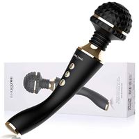Heating Wand Massager with Flexiable Head 5 Speeds 10 Vibration Modes for Relaxing Tissue Muscles of Neck Shoulder Back, EROCOME Powerful Electric Body Handheld Massager Great Gift for Women/Men