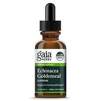 Gaia Herbs Echinacea Goldenseal Supreme, Alcohol-Free, 1-Ounce Bottle