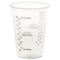 Solo TP10DGM Plastic Medical & Dental Cups, Graduated, 10 oz, Clear, 1000/CS