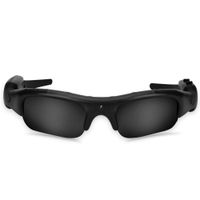HD Mini Camera Sunglasses Glasses Eyewear Audio Video Recorder DVRs, Perfect for Cycling, Skiing, Outdoor Activities - Black