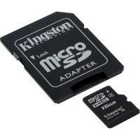 Professional Kingston MicroSDHC 16GB (16 Gigabyte) Card for LG enV3 (VX-9200) Phone Phone with custom formatting and Standard SD Adapter. (SDHC Class 4 Certified)