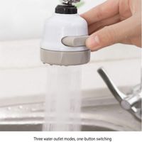 Water Faucet Filter,3 Modes Position Adjustable Sink Faucet Sprayer Head,High Water Flow Tap Water Head for Home Kitchen Bathroom,Booster Shower Water Saver