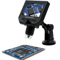 Digital Portable Microscope Mustool G600 1-600X 3.6MP Continuous Magnifier with 4.3inch HD LCD Display