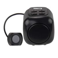 Loneflash Ultra Loud Speaker Black Electronic Bicycle 6 Sounds Alarm Bell Bike Siren Horn