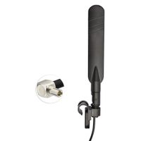 Wlaniot 4G LTE Universal Blade Antenna Clip Antenna 698-2700MHz 5dbi TS-9 Right Angle for Verizon at&T Sprint T-Mobile Mobile Hotspot Wireless LAN Router Modem Router