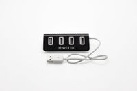 USB 2.0 HUB 4 Port portable data hub with Long Cable to connect erything | for windows system, Laptop, Notebook PC, Mobile HDD, USB flash drives, iMac Pro, MacBook Air, Mac Mini/Pro, Surface Pro