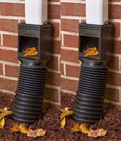 Amerimax 4400 Black InvisaFlow Downspout Strainer/Filter - Quantity 2
