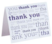 Many Thanks Note Cards Set of 25