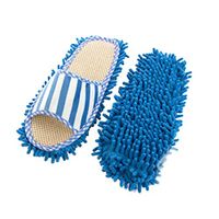 New Design 2pc Lazy Cleaning Foot Cleaner Shoe Mop Slipper Microfiber Soft Wearable, Lazy Mop Slippers - Floor Cleaning Slippers, Foot Locker Shoe Cleaner, Orange Shoe Polish, Shoe Cleaning Products