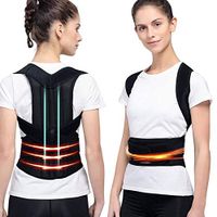 Back Posture Corrector, Comfortable Back Brace Posture Corrector for Men and Women, Back Neck Shoulder and Upper Back Pain Relief Posture Corrector with Back Support Belt for Cervical and Lumbar Spine
