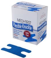 Medique Blue Metal Detectable Woven Knuckle Bandages 50/Box