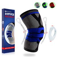 Snapmade Knee Brace Compression Sleeve - Scientifically Design Knee Pads Support for Meniscus Tear and Arthritis Relief, Professional Knee Sleeves, Knee Braces for Men and Women - Single Wrap - M