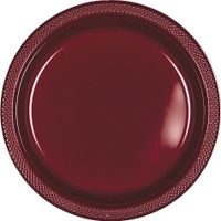 Bulk Round Plastic Plates | 50ct (10.25 inch, Berry)