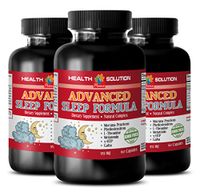 5-htp GABA - Advanced Sleep Formula 952MG - Brain Memory Pills - 3 Bottles (180 Capsules)
