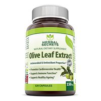 Herbal Secrets Olive Leaf Extract 150 Mg - 120 Capsules (Non-GMO) - Supports Cardiovascular Health, Immune Function and Healthy Aging*