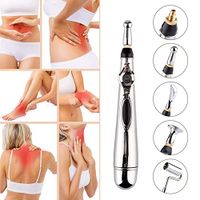 ZNXY Acupuncture Pen with 5 Massage Head Function Meridian Energy Pain Therapy Relief Function Energy Pain Therapy Relief