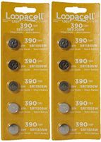 Loopacell Watch Batteries 390 SR1130SW (10 Batteries)
