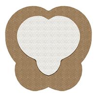Sacral Silicone Superabsorbent Foam Dressing 7" X 7" Box of 5; Wound Dressing By Areza Medical