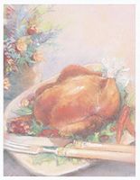 Thanksgiving Turkey Stationery Printer Paper 26 Sheets