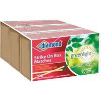 Diamond 02234 Strike On Box Fire Match, 300 Count