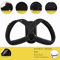 Back Posture Corrector for Men and Women Shoulder Support Brace for Kids Under Clothes Invisible Clavicle Correction Stretching Band Upper Back and Neck Pain Relief (L)