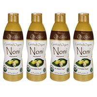 Swanson Certified Organic Noni 32 fl Ounce (1 qt) (946 ml) Liquid (4 Pack)