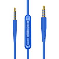 Replacement Audio Cable Cord Wire Compatible Bose On-Ear 2/OE2/OE2i/QC25/QC35/Soundlink/SoundTrue Headphones (Blue)