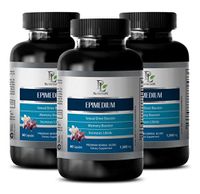 Brain Memory - EPIMEDIUM 1560MG - Horny Goat Weed maca - 3 Bottles (180 Capsules)