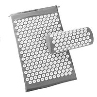 Zebery Yoga Mat Sports Base Yoga Acupressure mat/Acupuncture mat for Massage/Wellness/Relaxation and Tension Release 6641cm with a Pillow and a Bag