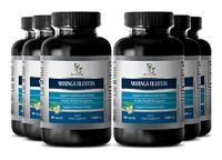 Bone Supplements for Woman - Moringa OLEIFERA Extract 1200 MG - Lose Weight Fast for Women - 6 Bottle 360 Capsules
