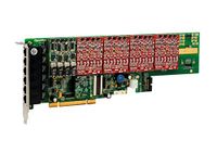 OpenVox AE2410P14 24 Port Analog PCI Card Base + 1 FXS400 + 4 FXO400 + EC2032