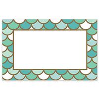 Mermaid Paradise Enclosure Cards / Gift Tags - 3 1/2 x 2 1/4 (50)