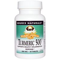 Source Naturals Turmeric 500mg, Supports Healthy Inflammation Response - 60 Tablets