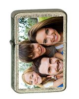 Hat Shark Personalized Custom Full Image 3D Color Printed Vector KGM Thunderbird Vintage Lighter Groomsmen, Wedding, Anniversary, Birthday, Gift - Multiple Colors (Vintage Silver)
