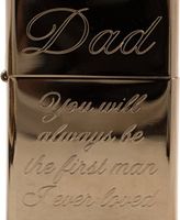 Lighter- Black Glass - Dad You Will Always Be the First Man I Ever Loved Router
