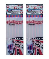 Cool Change (2pk) July 4th Patriotic Straws