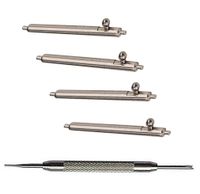Kartice for 22mm Stainless Steel Watch Pins 3PCS Diameter 1.5mm + Spring Bar Tool,Gear S3 / Galaxy Watch 46mm Pins.