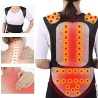 Self Heating Shoulder-Warming Waistcoat Neck Guard Shoulder Pad Back Protector Waist Support Infrared Self-Heating Magnetic Therapy Health Vest,XL