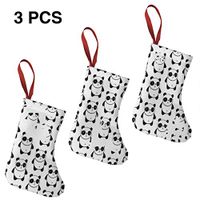 Santa Claus Snowman Christmas Figure Decoration Small Zebra Drawing Vintage for Funny Xmas Party