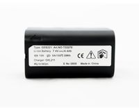 AdirPro GEB221 Li Ion Battery for Leica Viva and Flexline TS02, TS06, TS09 total stations, Piper 100 and 200 lasers, and System 1200 GNSS receivers.