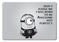Minion Quote Don't Judge Me Despicable Me Macbook Decal Vinyl Sticker Apple Mac Air Pro Retina Laptop sticker