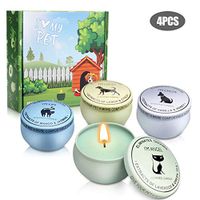 Per 4PCS Scented Candles Set Natural Soy Wax Candle Gift Set for Women Men Travel Tin Candles Lemon Lavender Mediterranean Fig for Aromatherapy Stress Relief