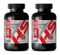 Brain and Memory Power Boost - URIC Acid Formula Natural EXTRACTS - Green Tea Capsules - 2 Bottles (120 Capsules)