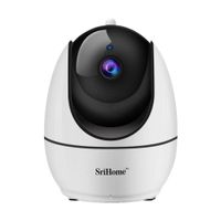 SriHome 1080P WiFi Indoor Camera with HD Night Vision, Motion Detection, 2-Way Audio, Home Security Surveillance Pan Tilt Zoom Monitor for Baby Elder Pet