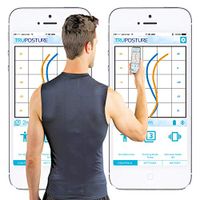 5-Sensor Posture Trainer Smart Shirt for Men