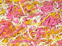 6oz Bag U Choose Size Pink Yellow White Gift Basket Shred Crinkle Paper Filler Bedding nfLG -1636